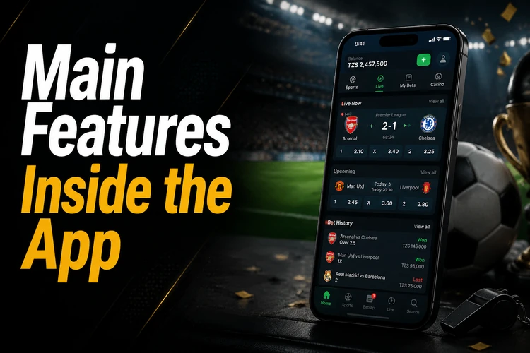 Main Features Inside the App